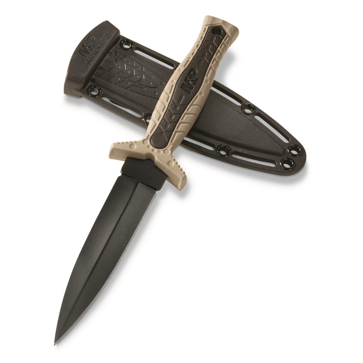 Smith & Wesson M&P Full Tang Fixed Blade Boot Knife best self defense knives